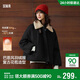 森馬（Semir）羽絨服女插肩袖可脫卸毛領(lǐng)2025冬季oversize花苞外套109725113017