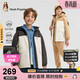 暇步士（Hush Puppies）童裝男大童加絨風(fēng)衣秋冬兒童保暖戶(hù)外厚外套 幻影灰   160   