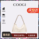 COOGI包包女2026年新款輕奢品牌腋下單肩包情人節生日禮物送女友老婆 米白色