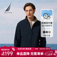 諾帝卡（NAUTICA）【商場(chǎng)同款】男裝25秋冬新款輕戶(hù)外立領(lǐng)兩面穿厚外套夾克男JO5309 藏青4NV M