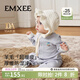 嫚熙（EMXEE）嬰兒連體衣羊毛發(fā)熱絨寶寶衣服保暖哈衣 紫麻薯【厚暖款】不含帽子 90cm 【1-2歲，建議體重9.5-13kg】