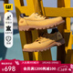 卡特（CAT）低幫大黃靴休閑皮鞋男鞋科羅拉多系列防潑水牛皮面戶(hù)外單鞋通勤鞋 黃色P111542 41