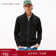 Tommy Hilfiger【休閑立領(lǐng)】秋冬男裝棉羊絨混紡夾克開(kāi)衫/商務(wù)純棉針織外套
