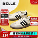 百麗復古拼色德訓鞋新款百搭簡(jiǎn)約運動(dòng)休閑鞋B2614AM5 米白 37