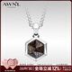 AWNL【高卿塵同款】維京勇者之盾項鏈男吊墜百搭飾品送男友生日禮物 【品牌禮盒】古銅輝石項鏈 鈦鋼鏈55CM