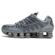 耐克（NIKE）跑步鞋男 SHOX TL時(shí)尚緩震舒適輕便透氣低幫運(yùn)動(dòng)鞋 鐵灰 42