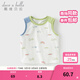 戴維貝拉（DAVE＆BELLA）男童背心新款夏裝兒童純棉T恤男寶寶洋氣打底衫小童無(wú)袖上衣 汽車(chē)印花【現貨】 110 cm（建議身高100-110cm）