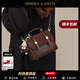 CHANEELR & KARITH包包女士2026新款斜挎包真皮女包手提小方包生日禮物送女友老婆 咖啡色 高級感送女朋友愛(ài)人實(shí)用高檔