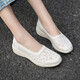 斯凱奇夏季女鞋2026新款軟底網(wǎng)面一腳蹬穿脫休閑老人鞋媽媽鞋中老年鞋 159377-OFWT/乳白色 37 /參考常規尺碼37-37.5碼左右