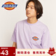 Dickies短袖T恤 工裝靈感情侶小logo休閑短袖T恤DK011809 紫色 （寬松版型） XL
