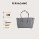 菲拉格慕（Ferragamo）女士深灰色購物袋 0774686 禮物送女友