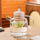 胖東來(lái)代購玻璃泡茶壺大容量全玻璃玻璃養生壺燒水壺全自動(dòng)電陶爐煮茶壺 加厚大平壺【1500毫升】+全玻璃過(guò)濾內膽 帶刻度