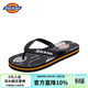 Dickies人字拖男夏季透氣厚底拖鞋休閑百搭夾腳拖 S51黑色 44 
