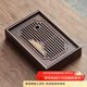 尚言坊竹制長(cháng)方形茶盤(pán)家用簡(jiǎn)易托盤(pán)瀝水功夫茶具干泡盤(pán)小型儲水式小茶臺 【小】竹制景物茶盤(pán)28x18cm