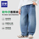 羅蒙男童牛仔褲兒童褲子中大童休閑時(shí)尚褲洋氣長(cháng)褲新款春秋款 藍色150