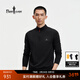 比音勒芬【超輕T】2026春季新款男士戶(hù)外運動(dòng)休閑通勤防曬立領(lǐng)長(cháng)袖T恤新年 07黑色 XL （110）