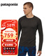 巴塔哥尼亞（Patagonia） 男士秋冬戶(hù)外保暖舒適透氣C3功能內衣上裝Cap Mw Crew C3 44427 BLK M 175/180(CM) 68/76(KG)