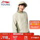 李寧童裝兒童衛衣男女大童加絨保暖開(kāi)衫搖粒絨運動(dòng)上衣160YWDV435-2
