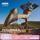 HOKA男女款春季挑戰者 8全地形跑步鞋CHALLENGER 8輕便戶(hù)外舒適耐磨 黑色/太空灰-男款 40.5