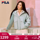 FILA 斐樂(lè )楊冪同款女士棉服2026春新款時(shí)尚休閑寬松保暖花苞連帽外套 海沁綠-GN L 170/88A/L