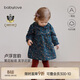 babylove女寶寶連衣裙春秋季純棉嬰幼兒外出衣服洋氣甜美可愛(ài)碎花裙子