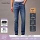 Calvin KleinJeans25春秋男士美式潮流休閑通勤ck修身藍色洗水顯瘦微彈牛仔褲 ULN-牛仔藍 30