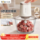 小熊（Bear）絞肉機家用小型 絞餡機 電動(dòng)絞肉絞菜多功能一體機 輔食機料理機攪肉餡拌機打肉機碎肉機QSJ-E03C8