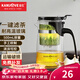 金灶（KAMJOVE） 飄逸杯泡茶壺玻璃茶杯泡茶杯耐熱玻璃茶具過(guò)濾辦公玲瓏杯花茶杯 K-201（500ml）