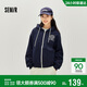森馬（Semir）外套女春季連帽字母刺繡寬松落肩夾克分割學(xué)院風(fēng)上衣101125108002