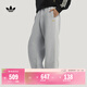 adidas新年款舒適簡(jiǎn)約三條紋雙面針織運動(dòng)褲男秋冬阿迪達斯三葉草   中麻灰   M