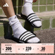 adidas ADILETTE SHOWER休閑實(shí)用舒適拖鞋男女阿迪達斯官方輕運動(dòng) 黑/白 (偏小，推薦買(mǎi)大1碼)   42