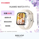 華為（HUAWEI）WATCH FIT 4 智能運動(dòng)手表 超輕薄大屏 潮流運動(dòng) 長(cháng)續航 藍牙通話(huà) 運動(dòng)手表 悅動(dòng)白 氟橡膠表帶
