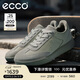 愛(ài)步（ECCO）厚底板鞋男 復古潮流百搭德訓休閑鞋 街頭球鞋539834 鴿子灰42
