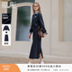香影運動(dòng)休閑衛衣套裝女2026春季新款整套穿搭藏青色半身裙兩件套 藏青 S 155/80A/85-95斤