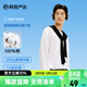 網(wǎng)易嚴選26新品新疆棉長(cháng)袖T恤 男女同款百搭打底衫10A抗菌不易變形 B款7A抑菌-米白色 L