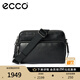 愛(ài)步（ECCO）斜挎包 時(shí)尚包包手提包黑色簡(jiǎn)約功能包 相機包 9107759 黑色910775990000 均碼