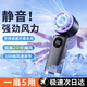 牧安寧高速手持小風(fēng)扇制冷多功能USB充電小型風(fēng)扇掛脖桌面學(xué)生宿舍床頭空氣循環(huán)扇戶(hù)外迷你折疊隨身攜帶 【戴森灰】超大風(fēng)力丨100檔可調丨常規款