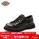 Dickies工裝鞋男鞋2025秋季新款復古休閑鞋英倫皮鞋男增高鞋低幫馬丁鞋 亮黑 42