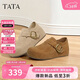 他她（TATA）/他她2026春勃肯鞋女時(shí)尚百搭鞋新款4XN04AM6 棕黃 37
