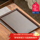 瓷牌茗茶具（cipaiming teaset） 竹制茶盤(pán)托盤(pán)功夫茶具茶海長(cháng)方形水果盤(pán)茶托茶臺 胡桃色（托盤(pán)）大號38*25*1.7