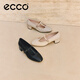 愛(ài)步（ECCO）單鞋女 26年夏季新款輕奢商務(wù)通勤羊皮淺口粗跟高跟鞋 麗芙250613 暖米棕25061361510 36