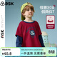 ASK JUNIOR【假兩件】?jì)和L(cháng)袖T恤26春中大童怪獸圖案小童打底衫男童上衣