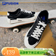 FILA FUSION斐樂(lè )男鞋潮牌板鞋情侶運動(dòng)鞋休閑鞋經(jīng)典帆布鞋男女鞋 黑色-BK 情侶款 40 男碼