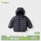 童泰（TONGTAI）寶寶羽絨服冬季嬰兒衣服外出連帽鴨絨外套兒童三防上衣黑色100cm