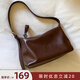 南風(fēng)Chio2nd 曠野聽(tīng)風(fēng) 托特包包女包2025新款復古通勤單肩斜挎大包 棕色