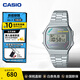 卡西歐（CASIO）手表旗艦店 黑客帝國防水學(xué)生男士石英電子表腕表小黑表 生日禮物 A168WEPC-7ADR（吃豆人聯(lián)名款）