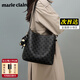 Marie Claire包包女包奢侈品2026年新款女士水桶包腋下包生日紀念日禮物送老婆 黑色 品牌禮盒裝        贈送品牌口紅