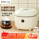 小熊（Bear）電飯煲2~3人 迷你小容量智能預約電飯鍋 多功能微壓柴火元釜內膽2L  DFB-B20A1