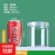 透明塑料瓶子食品級儲物罐密封罐加厚防潮圓形塑料罐PET瓶食品罐 口徑8.5cm高10cm 水容量415ml 3只裝