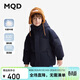 馬騎頓（MQD）童裝兒童羽絨服2024新款冬季加厚連帽男大童純色外套